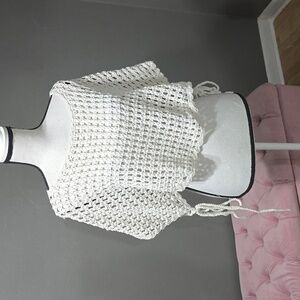 Kastane made in nepal crochet crop